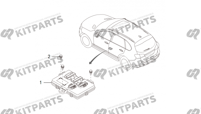 Контролер кузова Haval H8