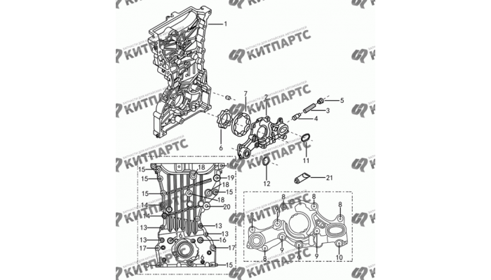 Масляный насос Dong Feng H30 Cross